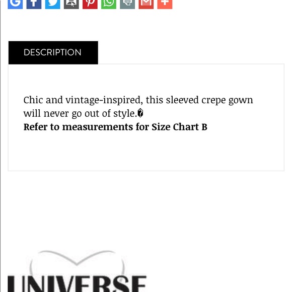 Allure Bridal sleeved crepe gown - Picture 3 of 15